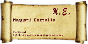 Magyari Esztella névjegykártya